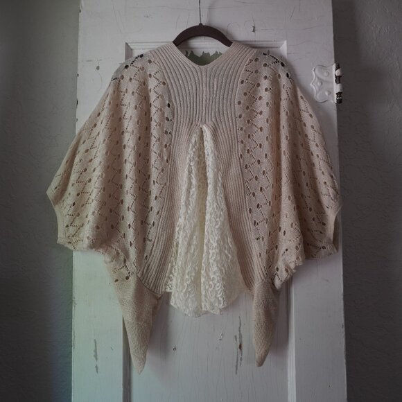 The Cue Crochet Sweater with Lace Inset - Small - Picture 2 of 10